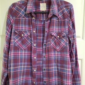 American Eagle Plaid Shirt